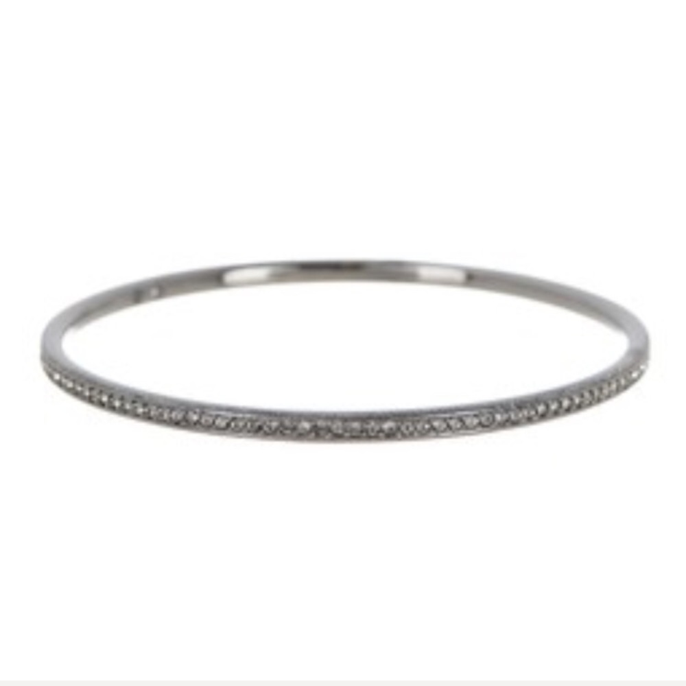 Nadri pave bangle, gunmetal